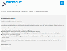 Tablet Screenshot of fritschegmbh.de